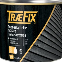 Träfärg Svart 2,5 L Træfix