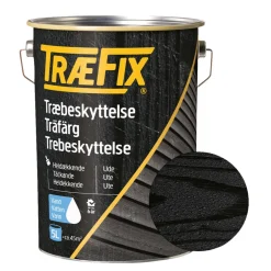 Träfärg Svart 5 L Træfix