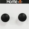 Träknopp Svart Ek Ø25 mm 2-pack Home>it