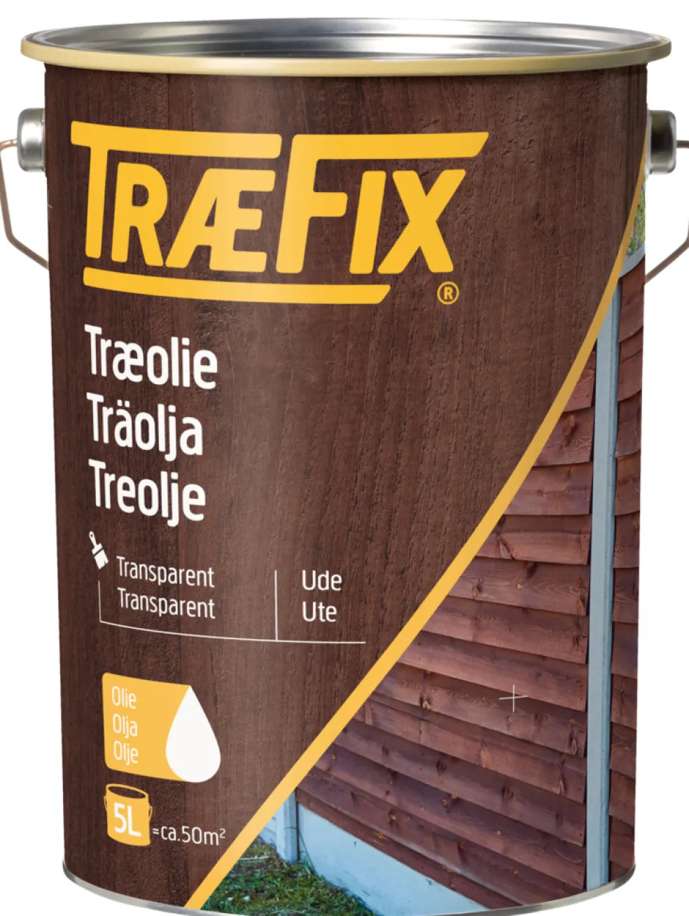 Träolja Grön 5 L Træfix