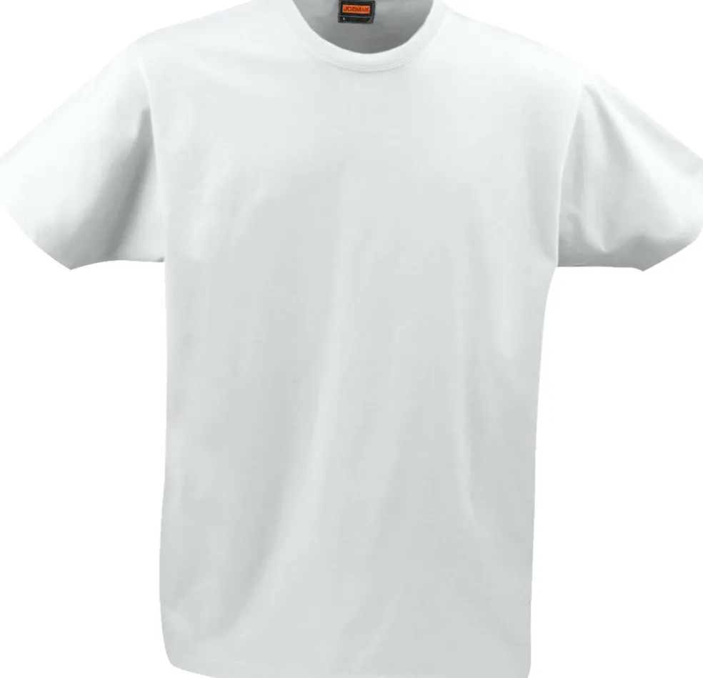 T-shirt Vit Strl. L Jobman Workwear