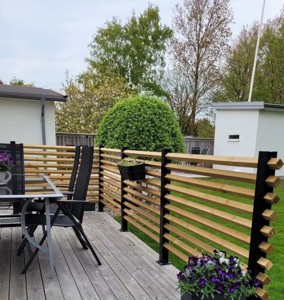 T-stolpe Tallkobben Svart 1480 mm Steel Design