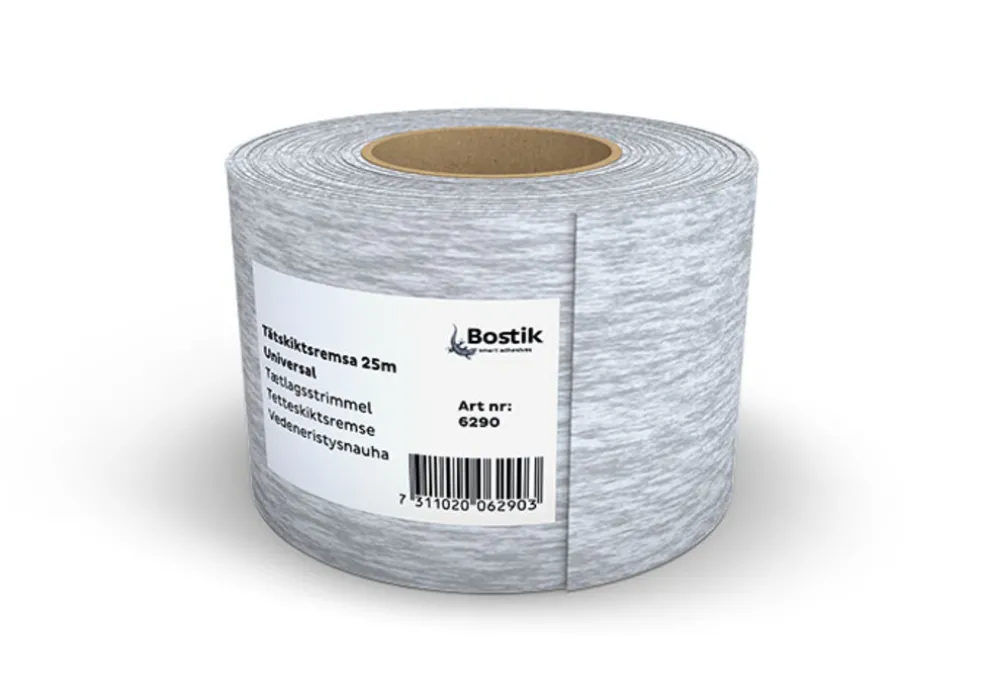 Tätskiktsremsa Universal 25 m Bostik