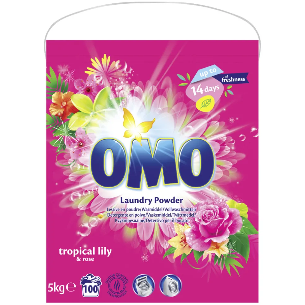 Tvättmedel Pulver 5 kg OMO