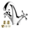 Tvättställsblandare Magnolia Krom/Guld Geyser