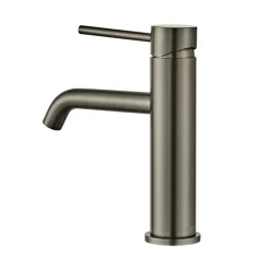 Tvättställsblandare Slim Vinkel Gunmetall 183 mm