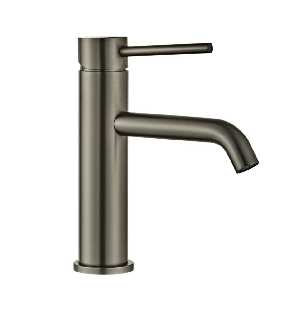Tvättställsblandare Slim Vinkel Gunmetall 183 mm