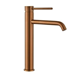 Tvättställsblandare Slim Vinkel Koppar 282 mm