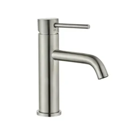 Tvättställsblandare Slim Vinkel Borstad 183 mm