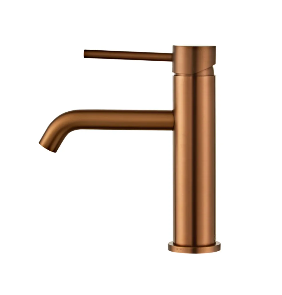 Tvättställsblandare Slim Vinkel Koppar 183 mm