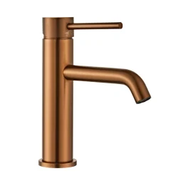 Tvättställsblandare Slim Vinkel Koppar 183 mm