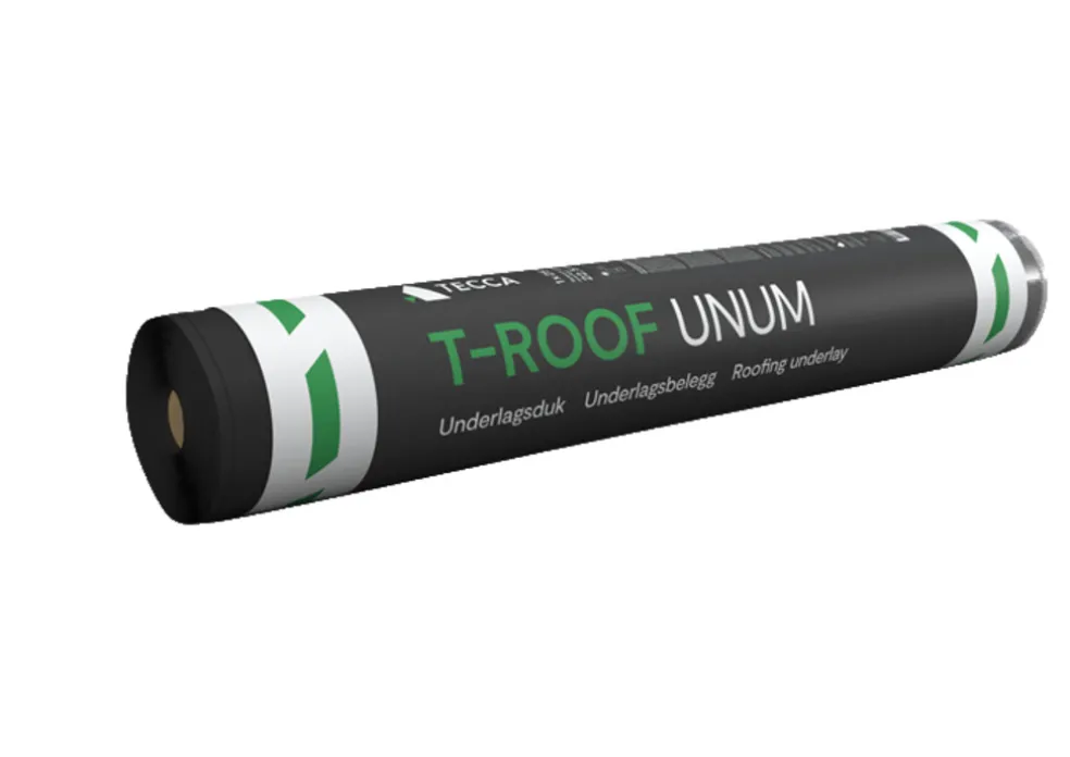 Underlagsduk T-Roof Unum 1 m x 25 m Tecca
