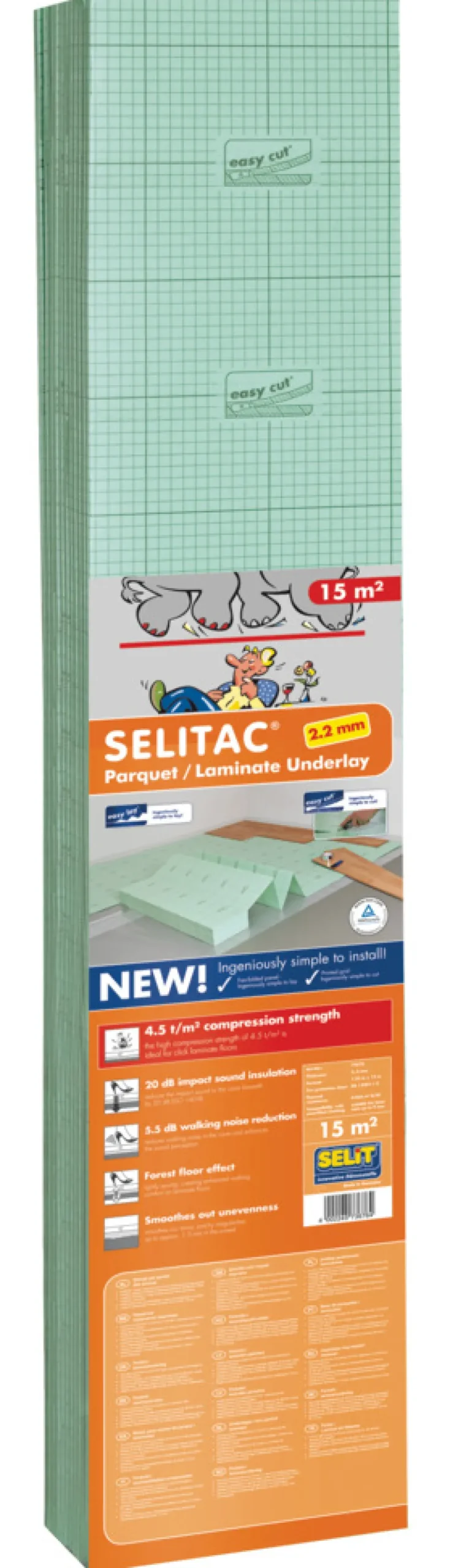 Underlagsfoam 2,2 mm Selitac
