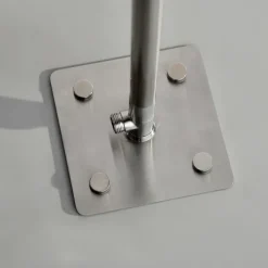Utedusch Kallvatten Borstat stål Ø200 mm
