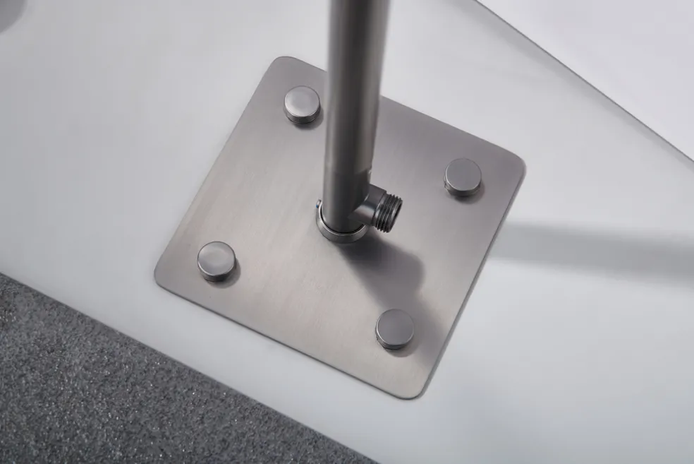 Utedusch Kallvatten Gunmetal Ø200 mm