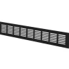 Överluftsgaller Svart 400 x 60 mm Flexit