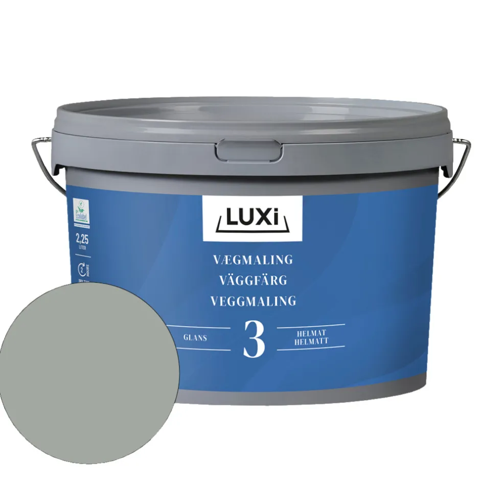 Väggfärg 3 Mörk mossa 2,25 L Luxi