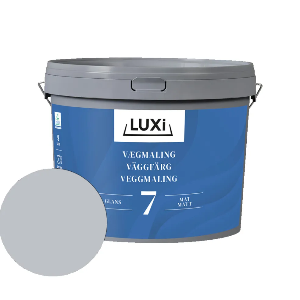 Väggfärg 7 Pastellgrå 2,25 L Luxi