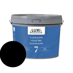 Väggfärg 7 Svart 2,25 L Luxi