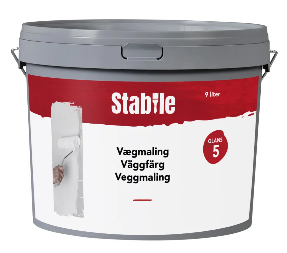 Väggfärg 5 Vit 9 L Stabile