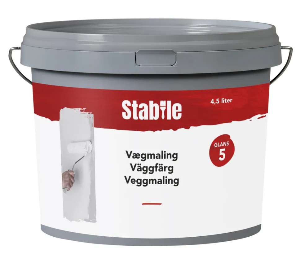 Väggfärg 5 Vit 4,5 L Stabile