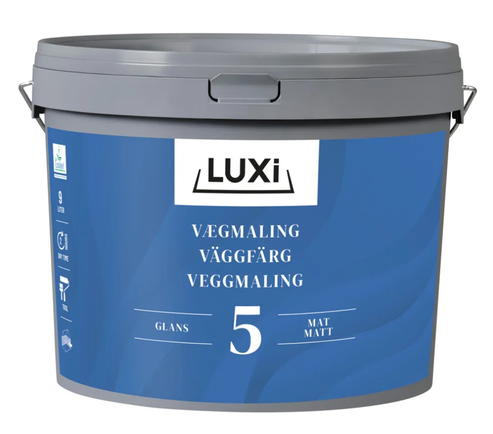 Väggfärg Vit 9 L Luxi