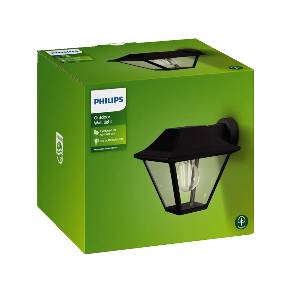 Vägglampa Alpenglow Down Philips