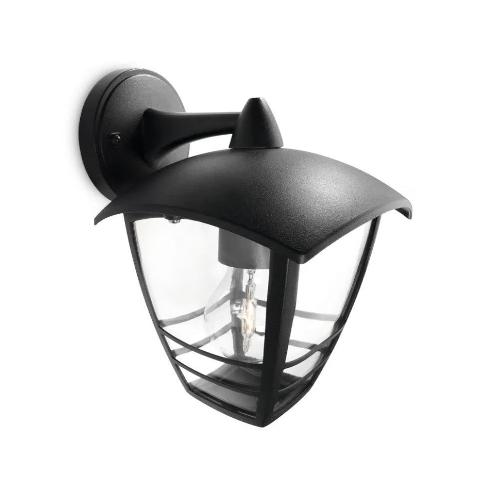 Vägglampa Creek Svart Hängande Philips