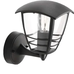Vägglampa Creek Svart Philips