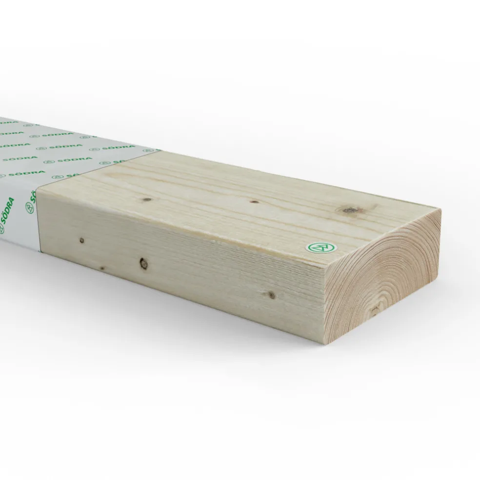 Väggregel 45 x 120 mm - 3,6 m Södra Wood