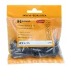 Vindskiveskruv C4 4,2 x 25 mm Svart 50-pack Heco