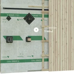 Vindskydd T-Wind Basic Vit 1375 mm x 12,5 m Tecca