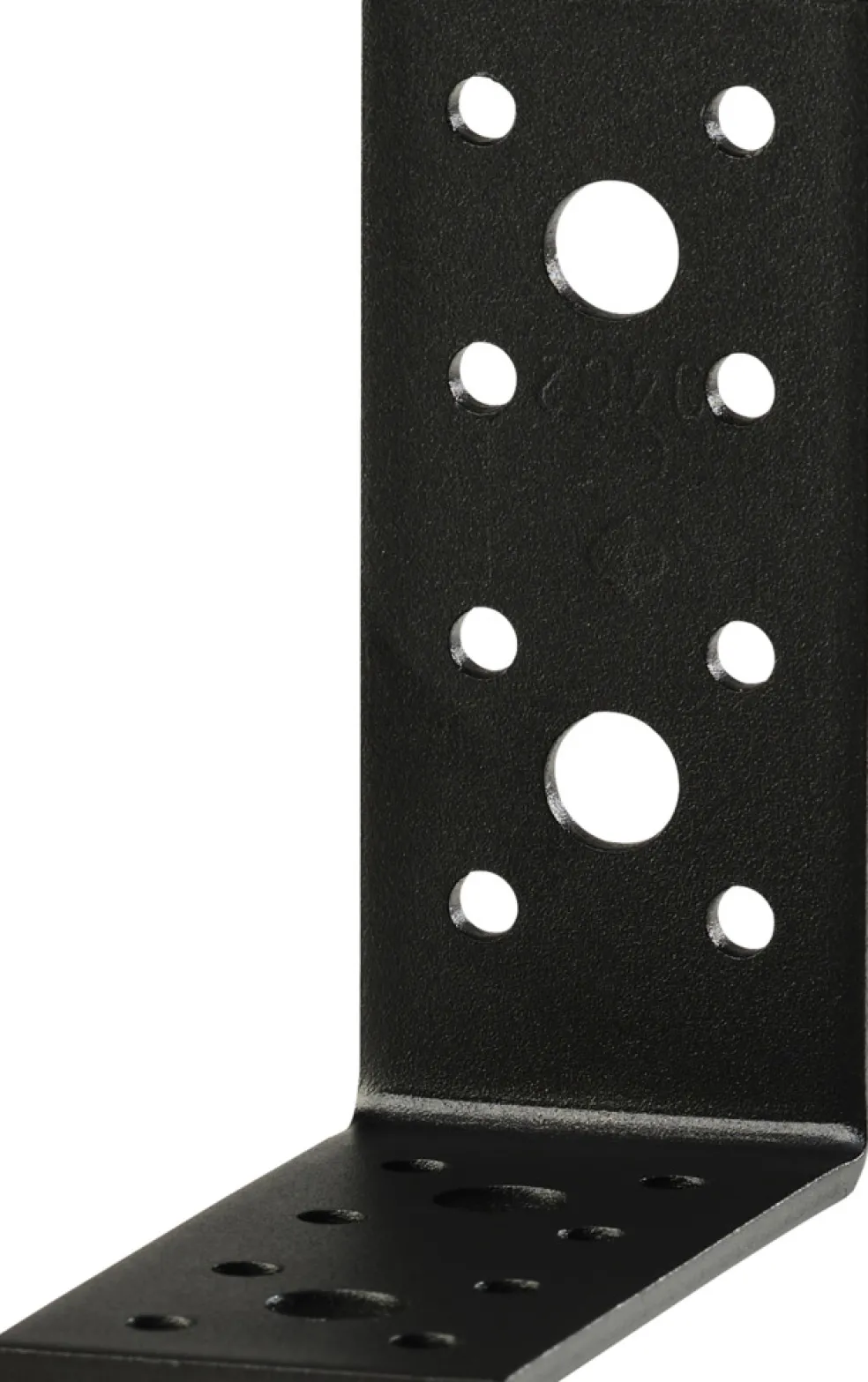 Vinkelbeslag Svart Hål 90 x 40 x 3 mm Heco