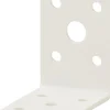 Vinkelbeslag Vit 50 x 35 x 2,5 mm Heco