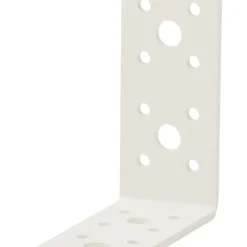 Vinkelbeslag Vit Hål 90 x 40 x 3 mm Heco