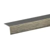Vinkellist Alu Borstad 15 x 15 mm - 1 m