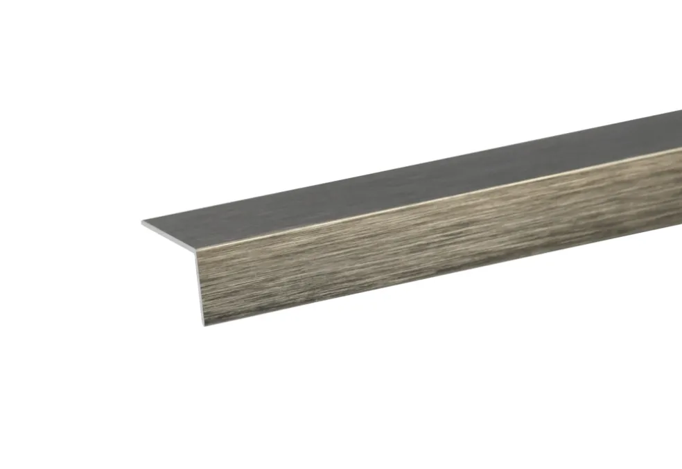 Vinkellist Alu Borstad 15 x 15 mm - 1 m