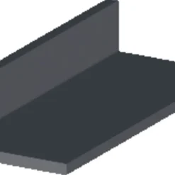 Vinkellist PVC Svart 20 x 30 mm - 2 m