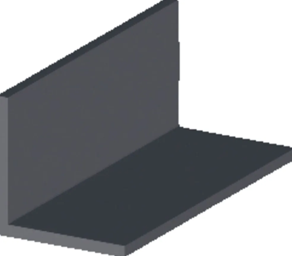 Vinkellist PVC Svart 25 x 25 mm - 1 m