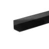 Vinkellist Svart 25 x 25 mm - 2 m