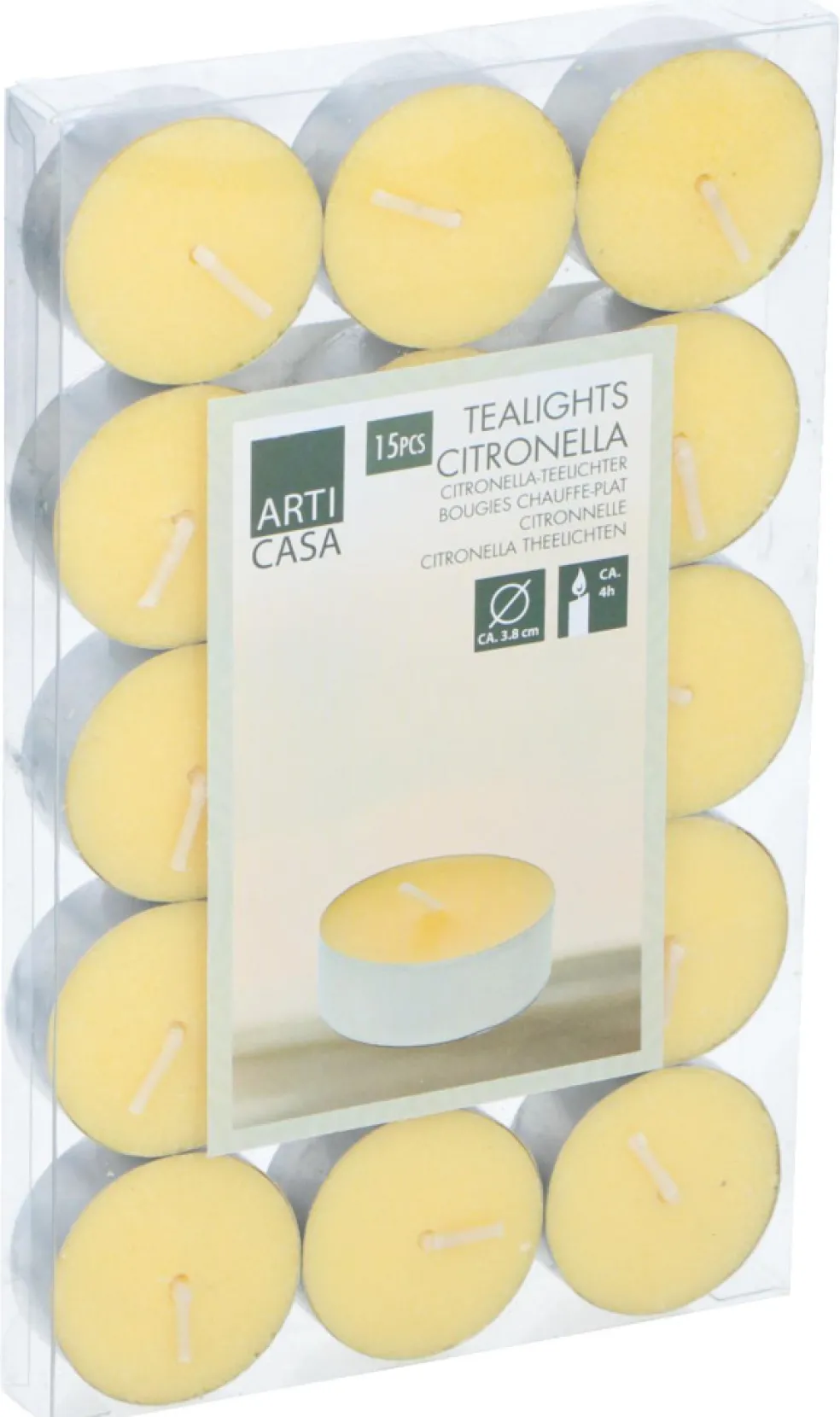 Värmeljus Citronella 15-pack