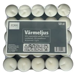 Värmeljus 50-pack Form Living