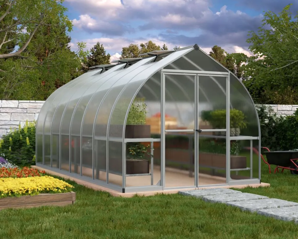 Växthus Bella 11,8 m² Silver Canopia by Palram