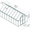 Växthus Essence 11,8 m² Silver Canopia by Palram