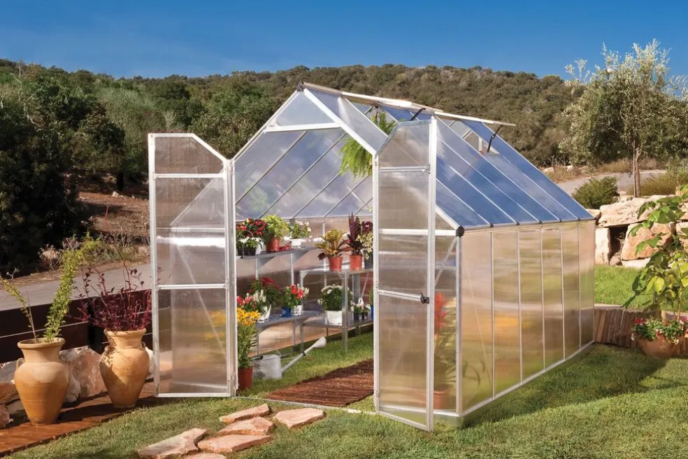 Växthus Essence 9 m² Silver Canopia by Palram