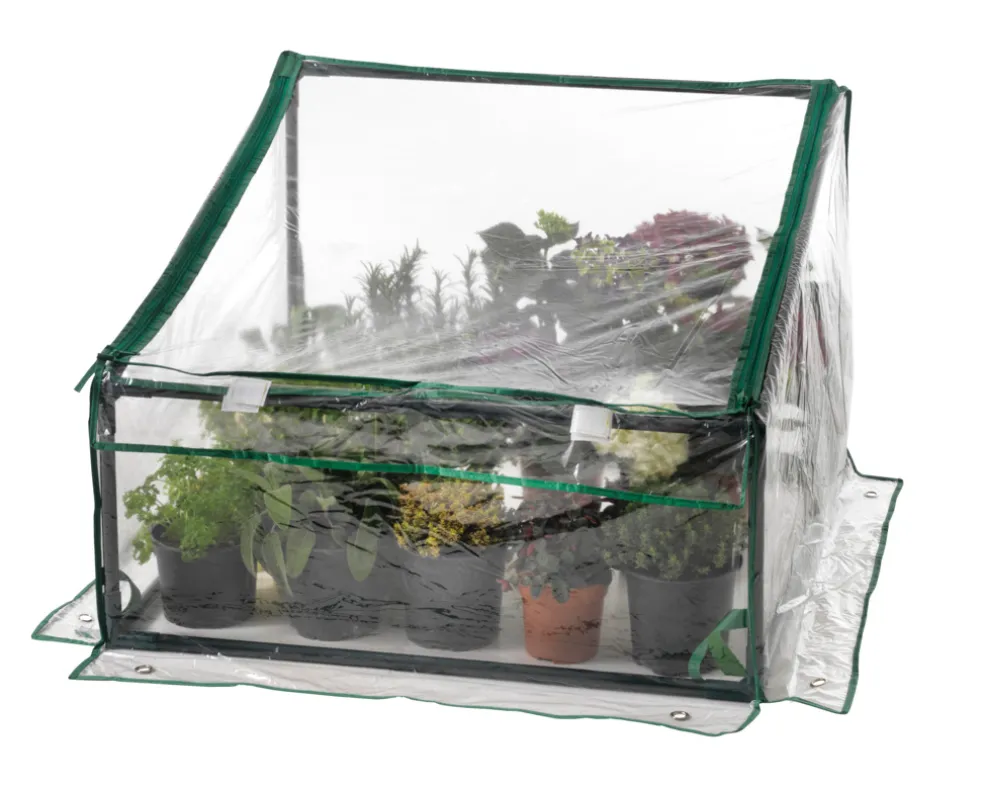 Växthus Fristående PVC 70 x 70 x 35/50 cm