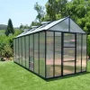 Växthus Glory Premium 12,2 m² Mörkgrå Canopia by Palram