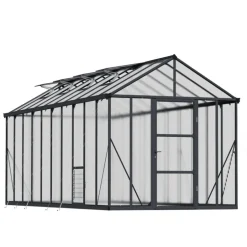 Växthus Glory Premium 15,3 m² Mörkgrå Canopia by Palram