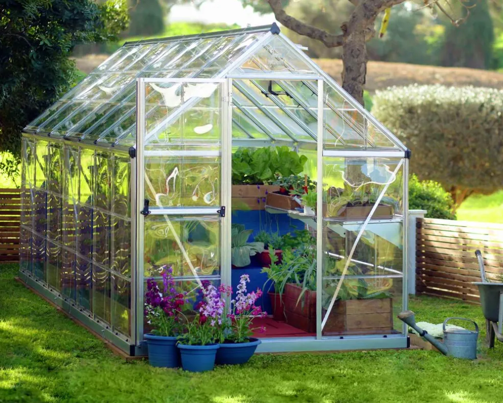 Växthus Harmony 7,9 m² Silver Canopia by Palram