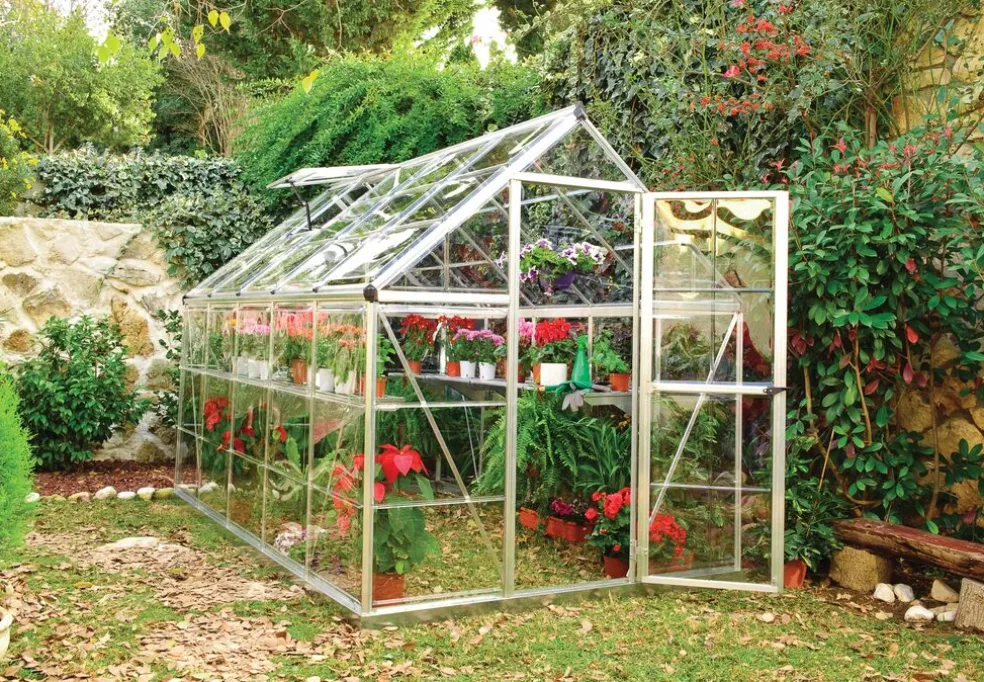 Växthus Harmony 5,7 m² Silver Canopia by Palram